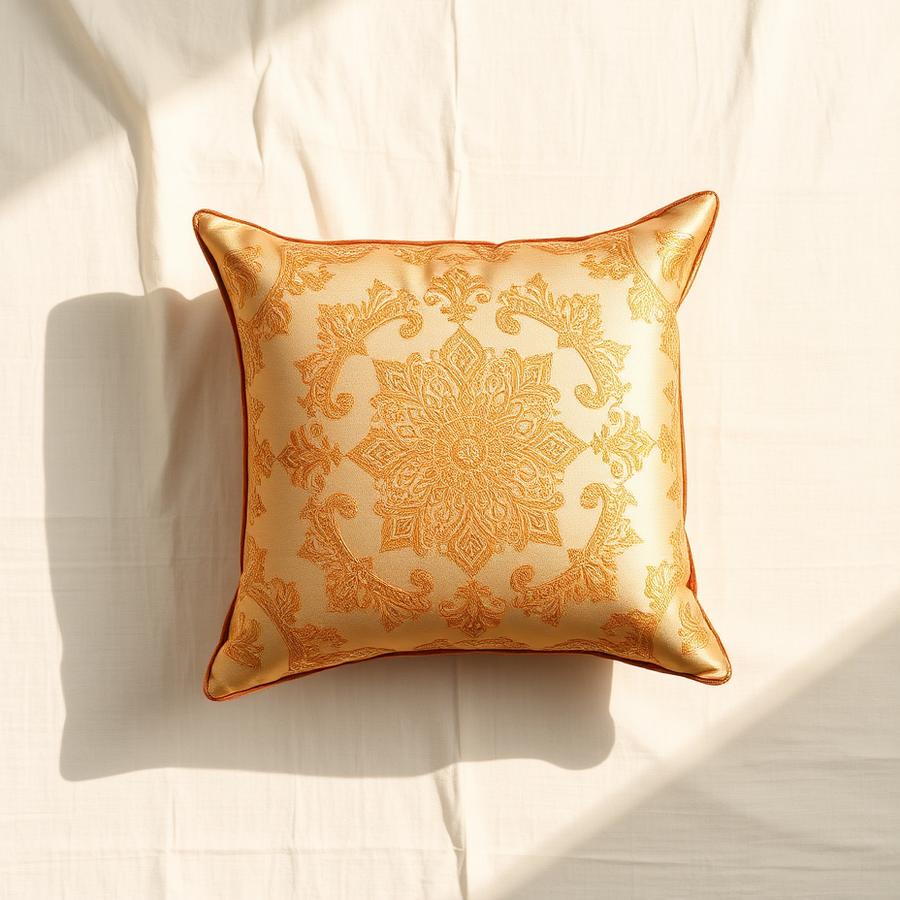 Marigold Medallion Pillow